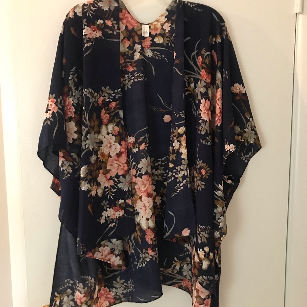 Floral Kimono Cover Up
